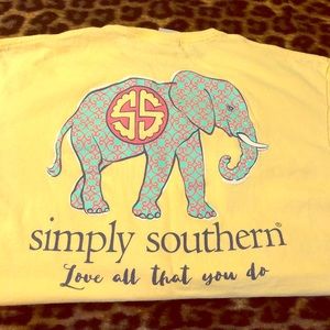 Women’s Simply Southern T-shirt with Elephant